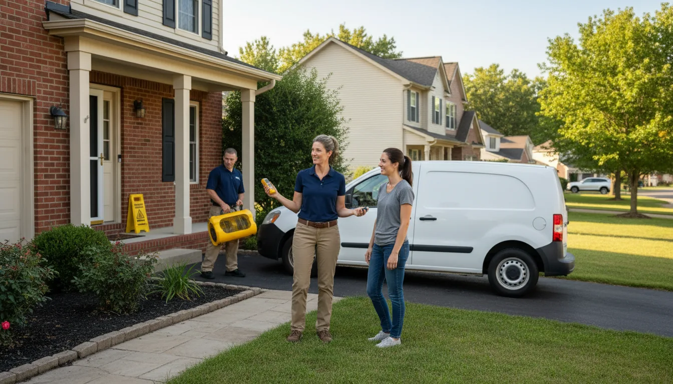 Residential water damage restoration in Rye, CO